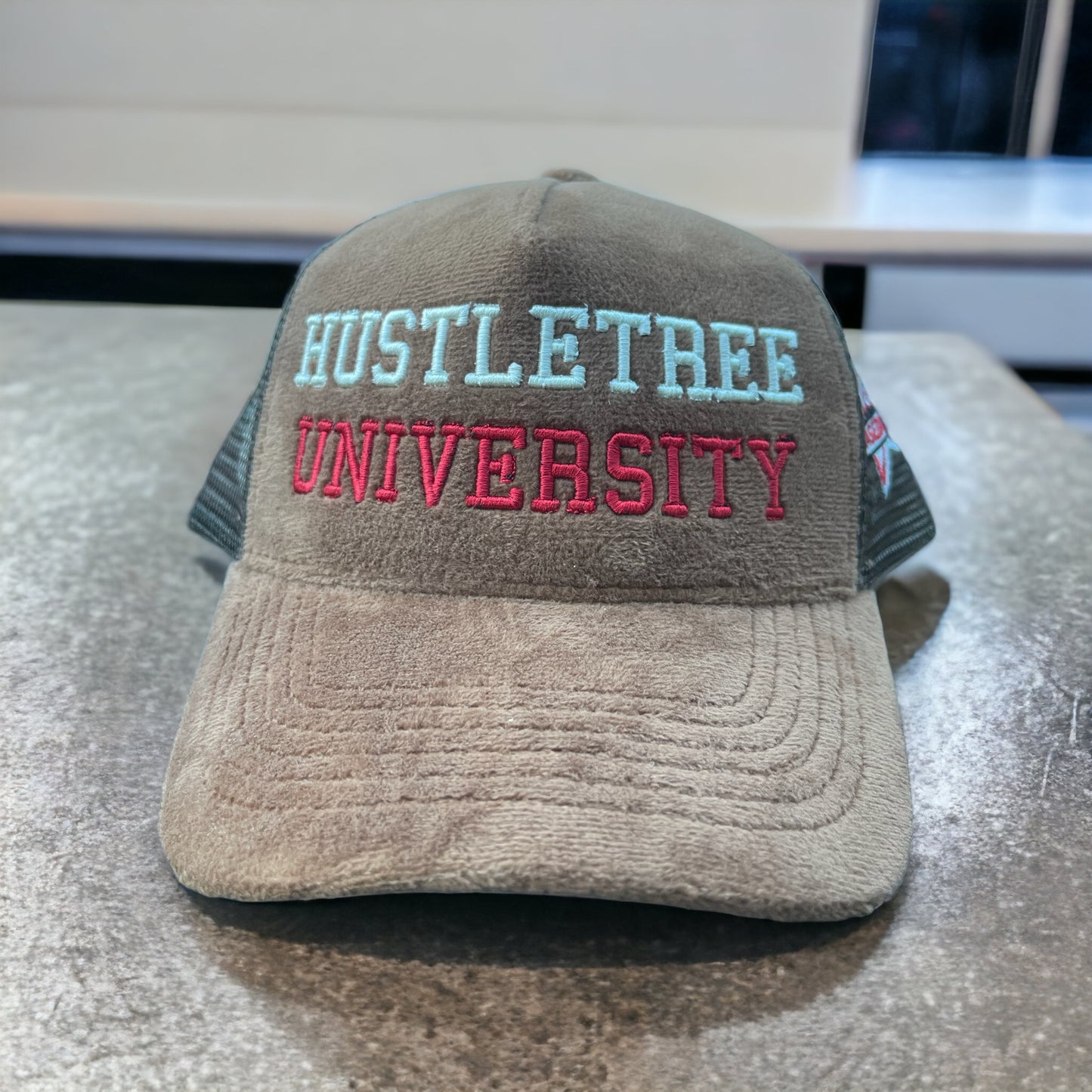 Brown Suede Hustle Tree Trucker